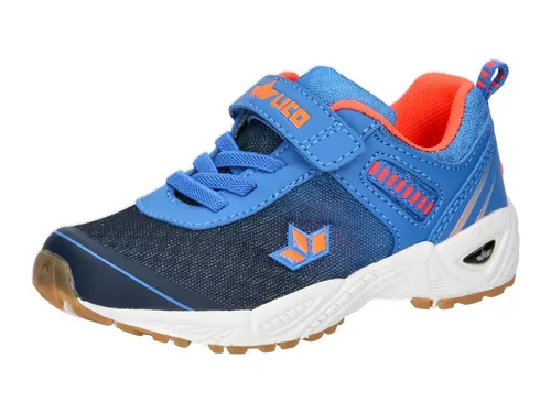 Lico Sportschuh Barney VS Hallenschuh blau 26 EU - Sneaker für Kinder in Größe 26, mit robustem Obermaterial aus Synthetik und praktischem Klettverschluss für einfaches An- und Ausziehen.