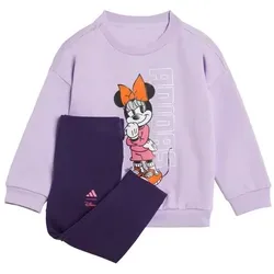 adidas Jogginganzug Disney Minnie Maus lila/violett für Kleinkinder - Stylischer Jogginganzug für Babys und Kleinkinder mit Minnie Maus Grafik. Ideal für aktive Tage, leicht zu tragen und pflegeleicht. Perfekt für Spiel und Spaß im Alltag.
