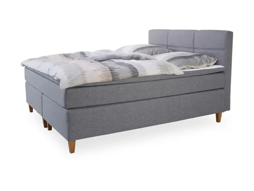 Sun Garden Boxspringbett KENORA 180 x 200 cm - Komfortables Boxspringbett mit 7-Zonen-Taschenfederkernmatratze und Komfortschaumtopper für erholsamen Schlaf. Ideal für Schlafzimmer mit Stil.