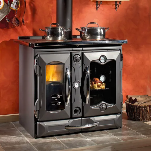 La Nordica TermoSuprema Compact D.S.A. 18,5 kW - Wasserführender Küchenofen mit hochwertigem Gusseisen, effizient und umweltfreundlich mit Sicherheitsvorrichtung