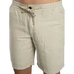 Superdry Herren The Merchant Store - Leinenshorts Abbey Stein L