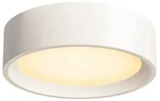 SLV PLASTRA LED Deckenleuchte, weiß, 3000K - Moderne Deckenleuchte aus Gips mit 110° Ausstrahlungswinkel, ideal für eine gemütliche Raumbeleuchtung in Wohn- und Geschäftsräumen.