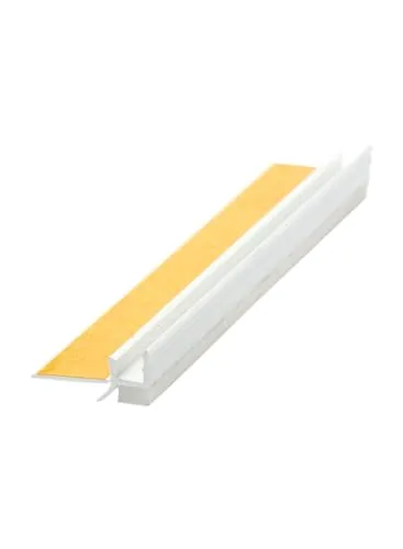 Handelskönig Anputzleiste mit Lippe 6 mm - 200 cm - Zugluftstopper & Türdichtungen mit schlagregendichter Schutzlippe, ideal für saubere Putzanschlüsse zu Fenstern und Türen bis 6 mm Putzdicke.
