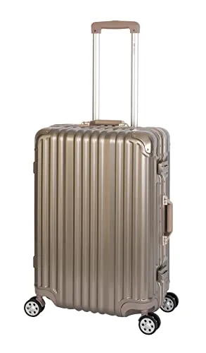 Travelhouse Hartschalen-Trolley London, 4 Rollen - Koffer, 65 cm (M) mit extrem bruchsicherer Hartschale, TSA-Zahlenschloss und 4 leisen Rollen für müheloses Reisen.