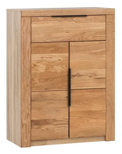 Linea Natura Schuhkommode GRETA - Ordnung für Ihre Schuhe - Schuhschrank mit Stauraum und Schublade, ideal für Ordnungsliebhaber. Mit natürlichem Design und kompakten Maßen von 80x107x40 cm.