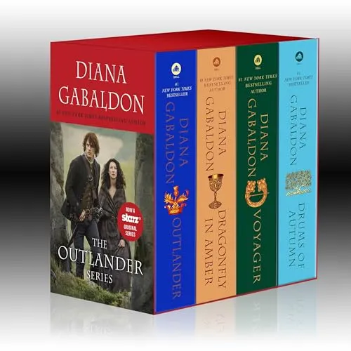 Outlander 4-Copy Boxed Set von Diana Gabaldon - Taschenbuch-Set mit den ersten vier Bänden der beliebten Outlander-Serie, ideal für Fans von epischer Erzählkunst und historischen Romanen.