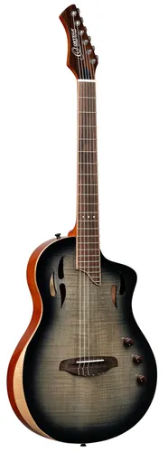 ORTEGA RTPG-LS1 TourPlayer 4/4 Elektro-Akustik Gitarre - Hochwertige Elektro-Akustik Gitarre aus der TourPlayer Series, mit Fichten-Decke und wiederaufladbarer Elektronik für flexibles Spielen.