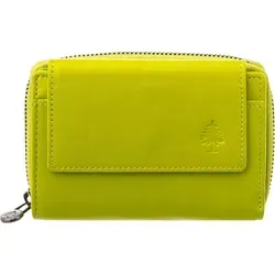 Greenwood Damen Geldbörse BAXX20 Nappa Leder mit RFID - lime green - Praktische Damen Geldbörse aus Nappa Leder mit klarer Aufteilung für Karten, Scheine und Münzen. Integrierter RFID-Schutz sorgt für Sicherheit. Ideal für den täglichen Einsatz mit 14 Kartenfächern und zweigeteiltem Münzfach.