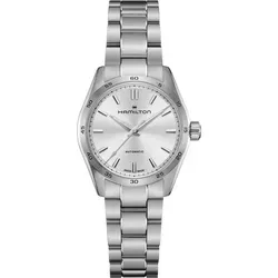 Hamilton Jazzmaster Automatic Dress H36105150 Damenuhr - Elegante Damenarmbanduhr mit automatischem Uhrwerk, Saphirglas und 100m Wasserdichtigkeit – ideal für stilbewusste Frauen.