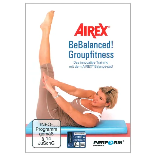 DVD AIREX BeBalanced! Groupfitness Übungs-DVD Balance Pad Gruppenfitness