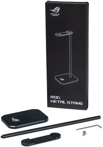 ASUS ROG Metal Stand Headset Halter - 27,5 cm Höhe, kratzfeste Metallstruktur mit Gummifüßen für sicheren Halt und elegantes Design