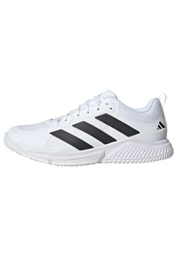 adidas Court Team Bounce 2.0 Herren Hallenschuhe - Ideal für Handball und Indoor-Sportarten, bietet dieser Schuh mit seiner Bounce Zwischensohle optimalen Komfort und Stabilität bei schnellen Bewegungen.