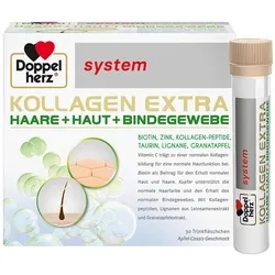 Doppelherz system Kollagen Extra 30 St - Rezeptfreie Trinkampullen für schöne Haut, Haare und Nägel, von Queisser Pharma