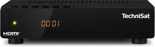 TechniSat HD-S 210 – Kompakter HD Satellitenreceiver - TV-Receiver für unverschlüsselte digitale TV- und Radioprogramme, mit USB-Mediaplayer für Multimedia-Wiedergabe und einfacher deutscher Menüführung.