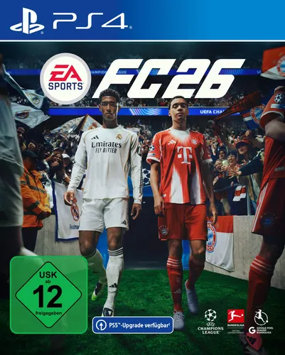 EA Sports FC26 - Fifa 26 für Playstation 4 - Sportspiel für PS4, neu und originalverpackt, mit Vorbestellbonus. Erlebe packende Fußballaction und verbessertes Gameplay!