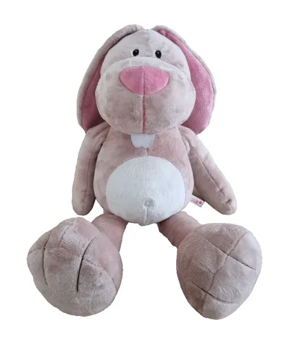 Nici 46336 My NICI Bunny XL Hase 70cm Plüsch Kuscheltier - Kuscheltiere: Der XL Hase aus hochwertigem NICI Plüsch ist ein weicher Begleiter für Kinder, perfekt zum Kuscheln und Spielen. Mit seinen großen Schlappohren und der rosafarbenen Stupsnase begeistert er Groß und Klein!