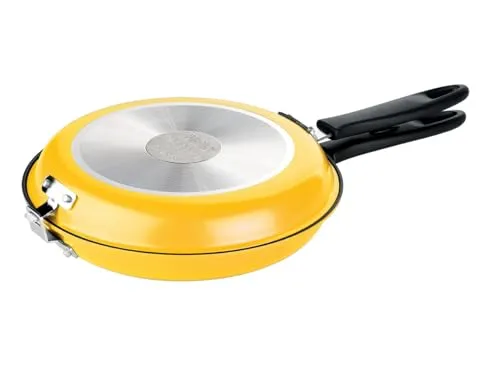 Tescoma PRESTO Doppelpfanne ø 26 cm - Pfanne für vielseitige Zubereitung, ideal für Omeletten und Teigtaschen. Mit hochwertiger Antihaftbeschichtung und spülmaschinenfest für einfache Pflege.