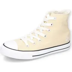 DOCKERS BY GERLI Damen High Top Sneaker Canvas - Modische High Top Sneaker aus flexiblem Canvas mit Seitenreißverschluss für einfaches An- und Ausziehen. Ideal für den Alltag und nachhaltig, denn pro verkauftem Paar wird ein Baum gepflanzt.