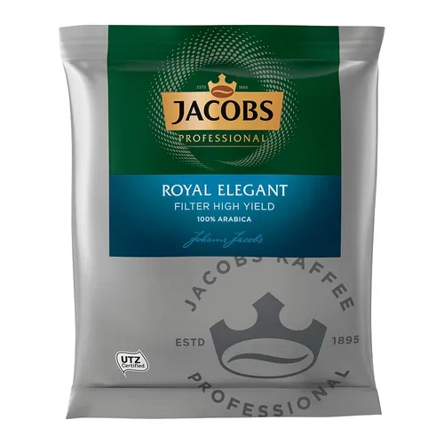 JACOBS Kaffee Royal Elegant 4055571 - 100 % Arabica, 72 x 70 g - Kaffee, 100 % Arabica gemahlen, ideal für Kaffeeliebhaber, die Wert auf feinen Geschmack und hohe Qualität legen.