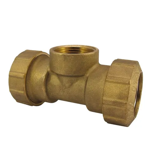 PE Rohr Verschraubung 25mm Messing T-Stück Klemmverbinder - Hochwertige PE Rohr Verschraubung 25mm aus robustem Messing, ideal für zuverlässige Rohrinstallationen. Einfache Montage dank Klemmverbindung, DVGW-zugelassen und perfekt für Trinkwasseranwendungen.