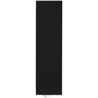 Belrad Vertikal Planheizkörper 1800x500 Schwarz Matt - Elektroheizkörper mit modernem Design, hohe Wärmeleistung bis 1743 Watt für 25-35 m², einfache Installation mit mitgelieferten Halterungen.