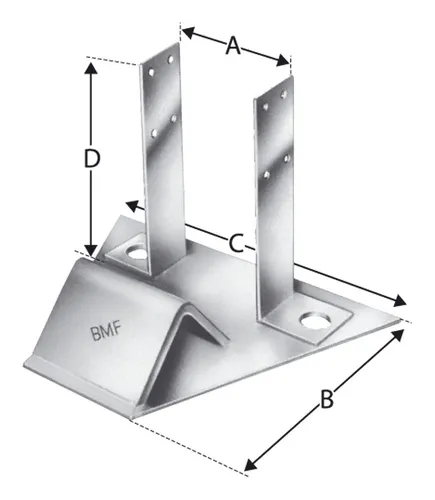 Simpson Strong-Tie Sparrenhalter SHB120G-B - VPE: 10 Stück - Holzverbinder, robust und ideal für die sichere Verbindung von Sparren und Balken in Bauprojekten