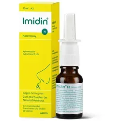 Imidin® Nasenspray N - Effektives Nasenspray zur Unterstützung der Nasenschleimhaut bei Schnupfen. Praktisch in der Anwendung, ideal für Erwachsene und Kinder ab 6 Jahren. Befreit die Nase für ein angenehmes Atmen.