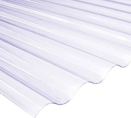 PVC-Wellplatte Sinus 76/18 Klar 80 cm x 120 cm Stärke: 0,65 mm