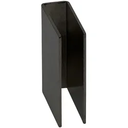 Infraworld Haftblech für 10 mm Glastür Schwarz