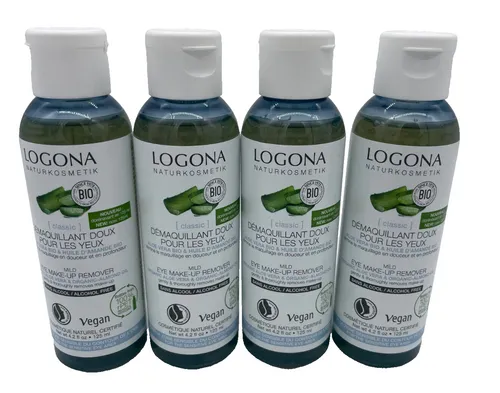 Logona Milder Augen-Makeup-Entferner Bio Aloe Vera 4x125ml 39,90€/L