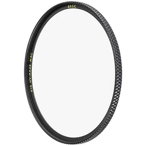 B+W UV-FILTER MRC BASIC 49mm - Objektivfilter, schützt vor Flugsand und Staub, ideal für Outdoor-Fotografie und sorgt für klare Bilder ohne UV-Störungen.