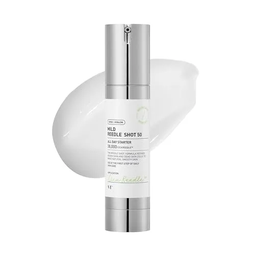 VT Cosmetics Mild Reedle Shot 50 ml - Reparierende Essenz für strahlende Haut - Nachtpflege mit Cica Reedle für beruhigende Vorteile und Unterstützung des natürlichen Erneuerungsprozesses. Ideal für alle Hauttypen, auch empfindliche Haut.