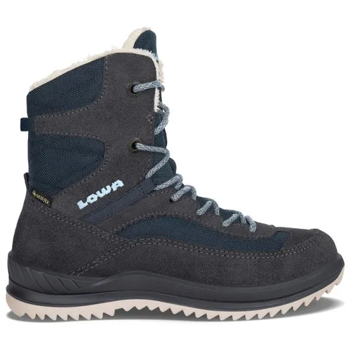 Lowa Ella GTX Hi JR navy/eisblau (6917) 27 - Wanderschuhe für Kinder, wasserdicht und atmungsaktiv dank GORE-TEX Membrane. Ideal für Winterabenteuer mit optimalem Komfort und flexibler Passform.