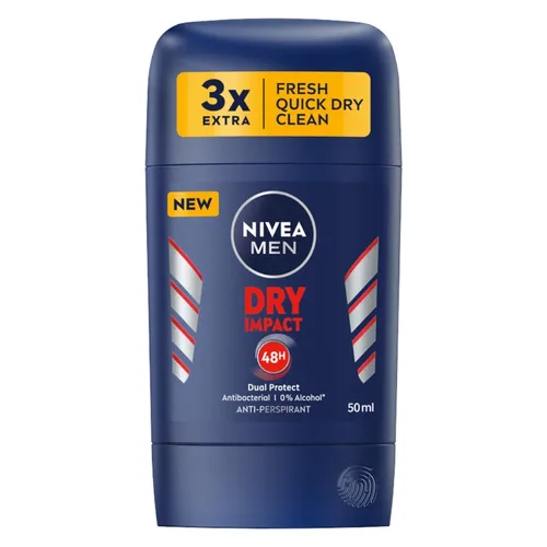 Nivea Men Dry Impact Deo Stick 50ml - zuverlässiger Antitranspirant