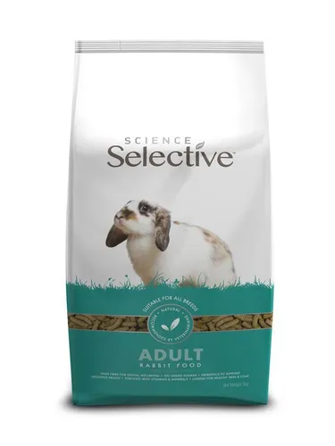Supreme Science Selective Adult Kaninchenfutter 3 kg - Hochwertiges Futter für erwachsene Kaninchen, fördert die gesunde Ernährung und sorgt für ein aktives Leben. Ideal für anspruchsvolle Haustierbesitzer.