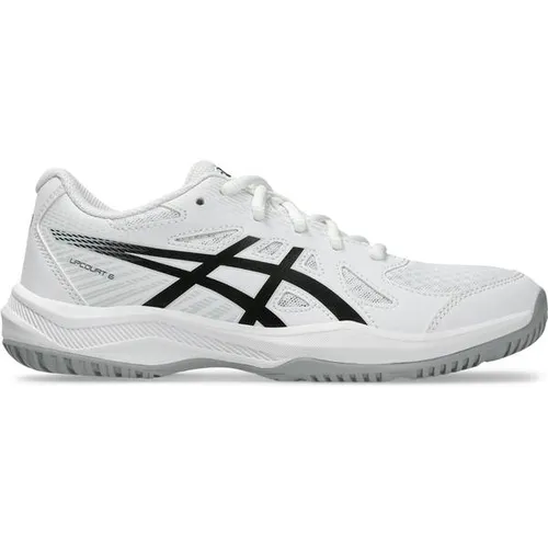 Asics Kinderschuhe UPCOURT 6 GS in Weiß, Größe 33 1/2 - Sonstige Kinderschuhe, ideal für aktive Kinder mit hervorragender Dämpfung und Unterstützung beim Spielen und Sport.
