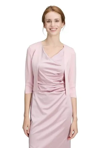 Strickjacke VERA MONT "Vera Mont Strickbolero langarm", Damen, Foggy Rose - Elegante Strickjacke für Damen mit figurumspielendem Schnitt und Ärmelschlitz. Ideal für festliche Anlässe, bietet sie Komfort und Stil in einem.