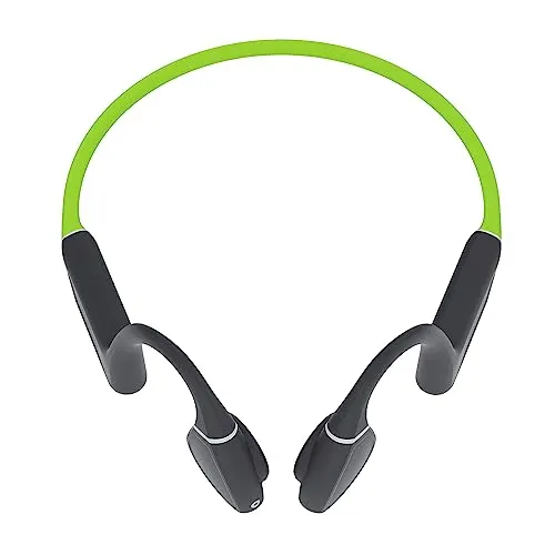 Knochenschallkopfhörer Outlier Free+ grün - Kopfhörer mit Bone-Conduction-Technologie, max. Akkulaufzeit von ca. 10 Stunden, schweiß- und wasserabweisend – ideal für Sport und Outdoor-Aktivitäten.