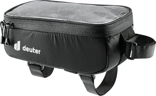 DEUTER Fahrradtasche Phone Bag 0.7 - Fahrradtaschen: Praktische Rahmen-Tasche mit Sichtschutz für Handys bis 7,5 x 15 cm, integrierter Regenhülle und reflektierenden 3M-Drucken für mehr Sicherheit bei jeder Fahrt.