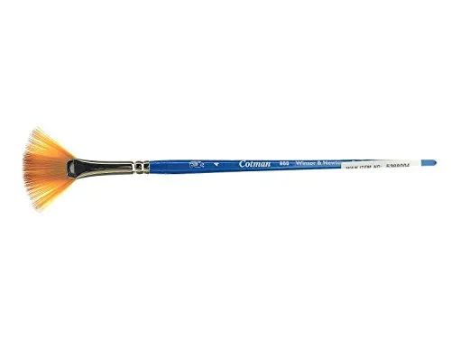 Winsor & Newton Cotman Aquarell Pinsel Malpinsel, Holz, Transparent, Nr. 4-45 mm-Fächerpinsel