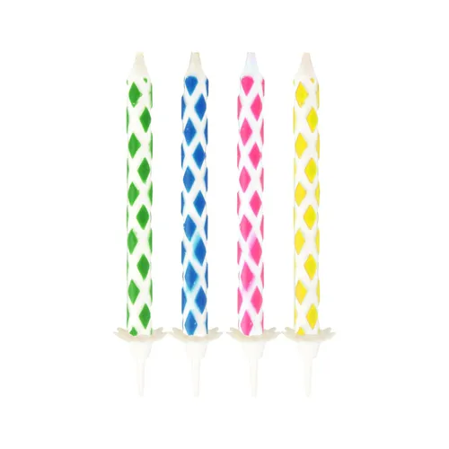 PAPSTAR Magisch Geburtstagskerzen 6 cm mehrfarbig 14952 - Feierliche magische Geburtstagskerzen in bunten Farben, 10 Stück für unvergessliche Momente auf jeder Party. Ideal für den besonderen Geburtstag!