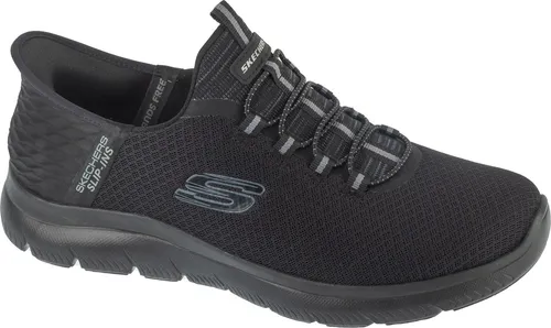 Skechers Summits High Range Herren Sneakers, Black BBK, 45 EU Weit - Herren-Sneaker mit atmungsaktivem Obermaterial und bequemer Dämpfung für optimalen Tragekomfort den ganzen Tag.