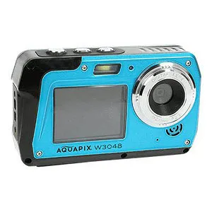 Easypix Aquapix Edge Unterwasserkamera - Dual Display, 48 MP, 16x Zoom, 4K Video, ideal für Tauchen und Schnorcheln bis 3m wasserdicht