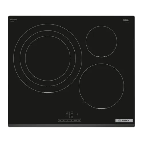 Induktionskochfeld BOSCH PID631BB5E - 60 cm, 7400 W, mit Touch-Steuerung und Kindersicherung für sicheres Kochen