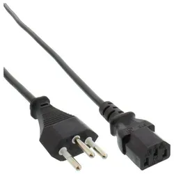 InLine 40er Bulk-Pack Netzkabel Schweiz C13 1,8m - Kabel & Adapter, Großpackung mit 40 hochwertigen 1,8 m Netzkabeln für effiziente Stromversorgung in der Schweiz, ideal für Büros und Organisationen.