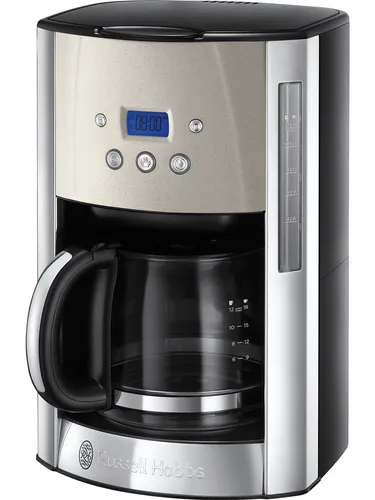 Russell Hobbs Luna Stone Coffee Maker 26990-56 - Kaffeemaschinen mit 1,5 l Fassungsvermögen, 24-Stunden programmierbar und elegantem Steinfinish – für perfekten Kaffeegenuss jeden Morgen.