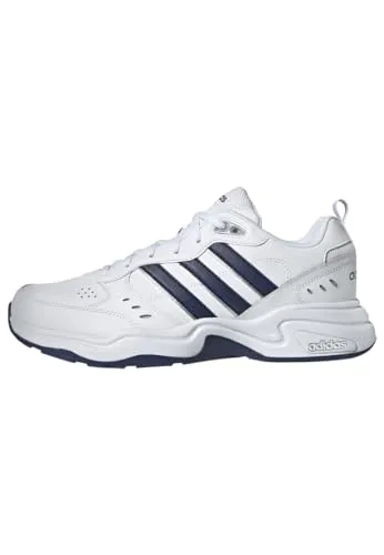 adidas Herren Strutter Shoes - Bequeme Gymnastik- und Trainingsschuhe - Herren-Sneaker mit regulärer Passform, beschichtetem Leder und leichter Adibouncy EVA-Einlegesohle für optimalen Komfort während des Trainings.