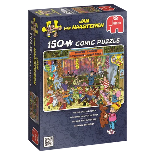 JUMBO 19036 Jan van Haasteren Karneval Seilziehen,150 Teile Puzzle