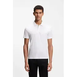 BOSS GREEN Poloshirt Porsche Spirit 70 Capsule Collection Premium Herrenmode Innovative Geruchskontroll-Technologie HEIQ MINT weiß XL (52)