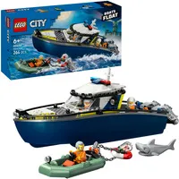 Verfolgungsjagd im Polizeiboot - LEGO® City - LEGO® Set für spannende Verfolgungsjagden, inklusive Polizeiboot und superschnellem Schlauchboot für Action und Abenteuer.